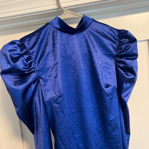 Puff Sleeve Mini Dress - Picture 7 of 9